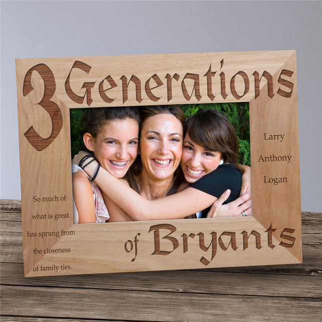Personalized Generations Picture Frame
