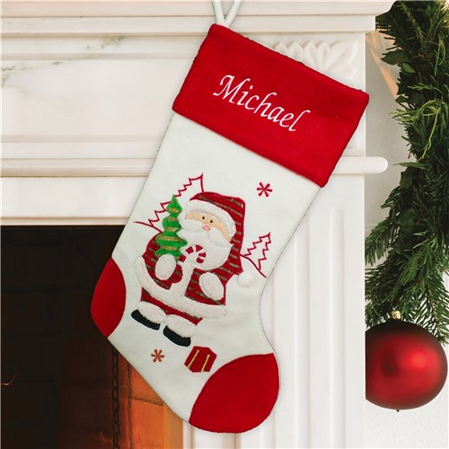 Personalized Santa Christmas Stocking