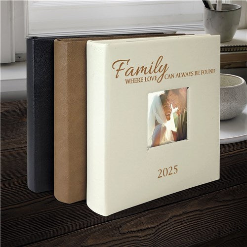 Personalized Family Leatherette Photo Album