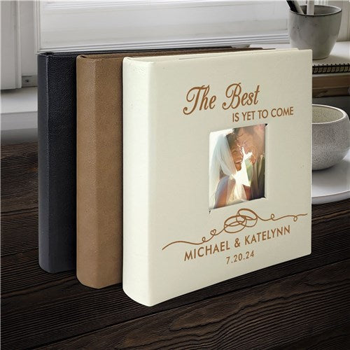 Personalized The Best Is Yet To Come Leatherette Photo Album