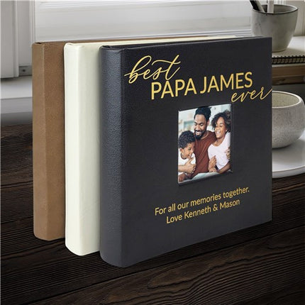Personalized Best Ever Leatherette Photo Album