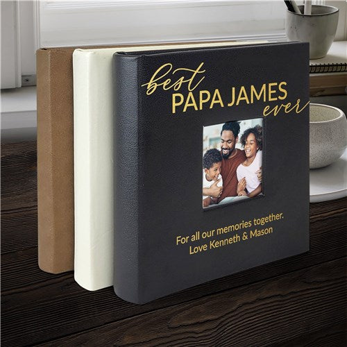 Personalized Best Ever Leatherette Photo Album