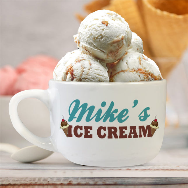 Personalized Ice Cream Bowl with Name