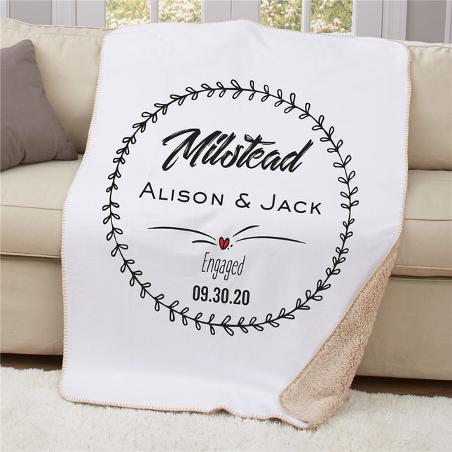 Personalized Engagement Sherpa Throw
