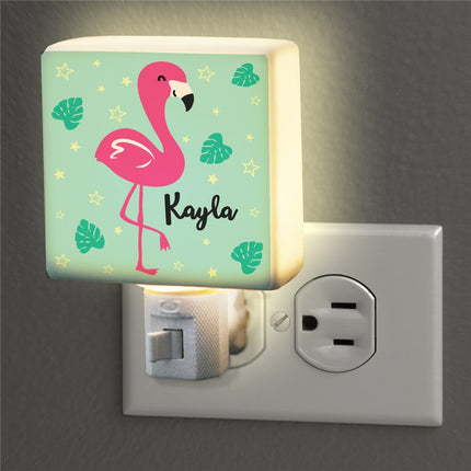 Personalized Flamingo Night Light