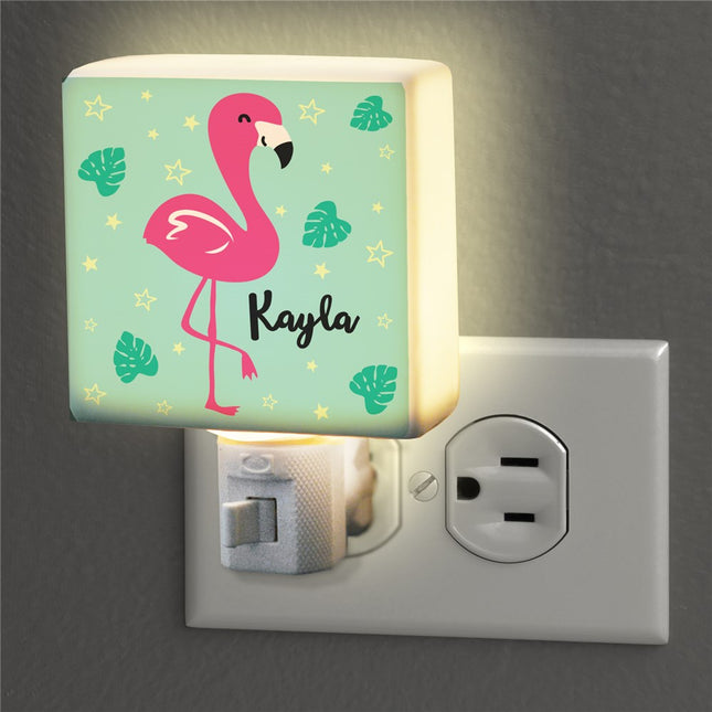 Personalized Flamingo Night Light