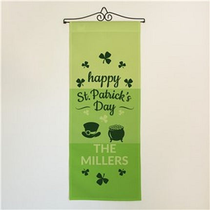 Personalized Happy St. Patrick's Day Wall Hanging