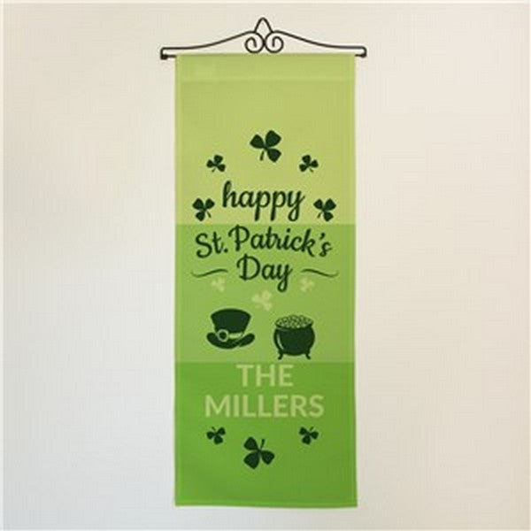 Personalized Happy St. Patrick's Day Wall Hanging