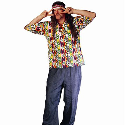 Adult 60's Groovy Man Costume - Top and Pants