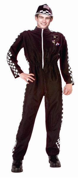 Adult Car Racer Costume - Black