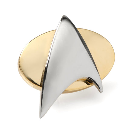 Star Trek Two Tone Delta Shield Lapel Pin