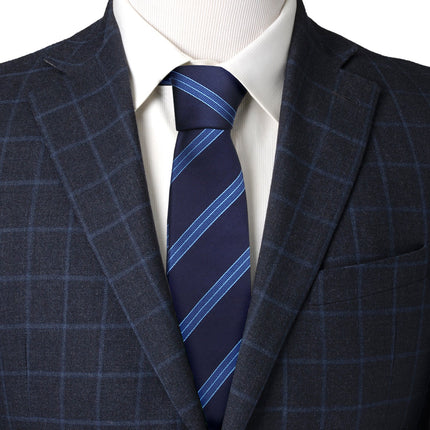 Star Trek Enterprise Flight Blue Stripe Men's Tie
