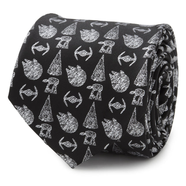 Star Wars Ships Black Tie