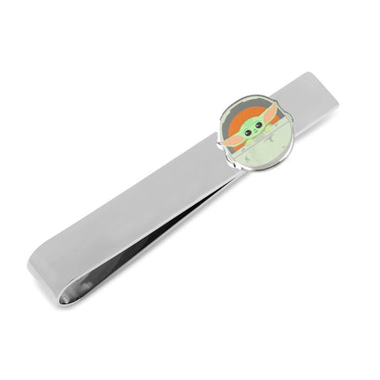 The Mandalorian and Grogu Paisley Tie, Grogu Tie Bar and Lapel Pin Set