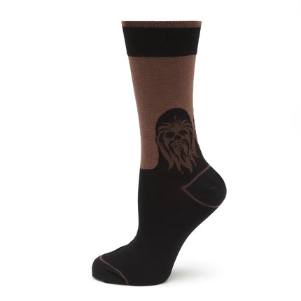 Star Wars Chewbacca Socks and Rebel Alliance Starbird Lapel Pin Set
