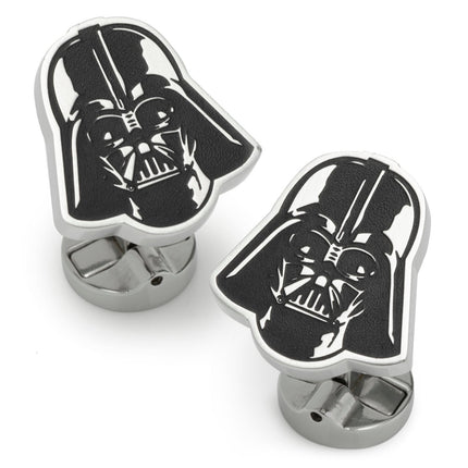 Darth Vader Stainless Steel Cufflinks and Rebel Crest Dog Tags Set