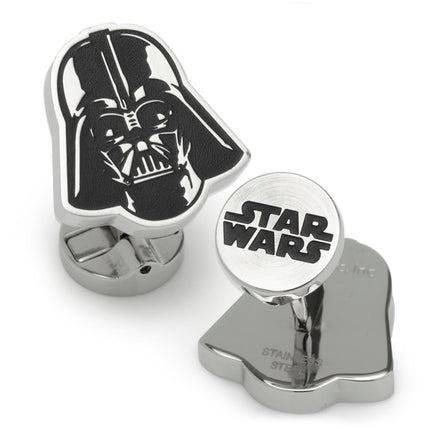 Darth Vader Stainless Steel Cufflinks and Rebel Crest Dog Tags Set