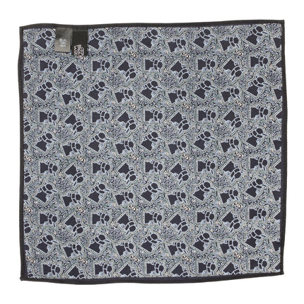 Star Wars Grogu Outline Navy Blue Pocket Square