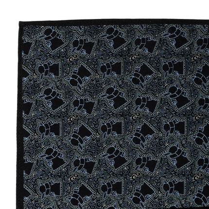 Star Wars Grogu Outline Navy Blue Pocket Square