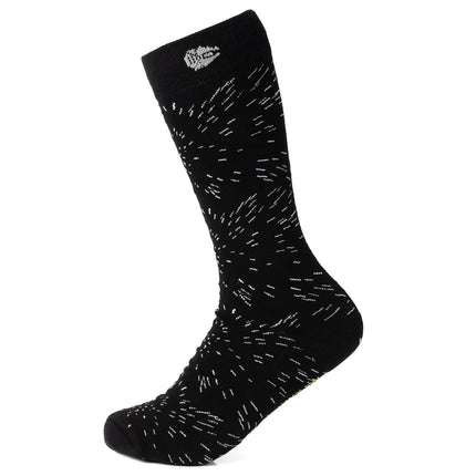 Star Wars Hyperspace Black Dress Socks and Rebel Crest Lapel Pin Set