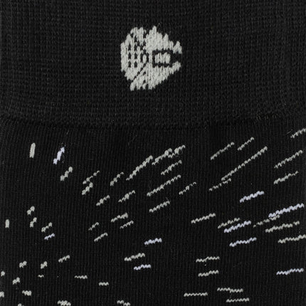 Star Wars Hyperspace Black Dress Socks and Rebel Crest Lapel Pin Set