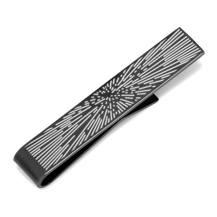 Millennium Falcon Black Tie, X-Wing and Tie Fighter Battle Socks, and Hyperspace Glow-in-the-Dark Tie Bar Set