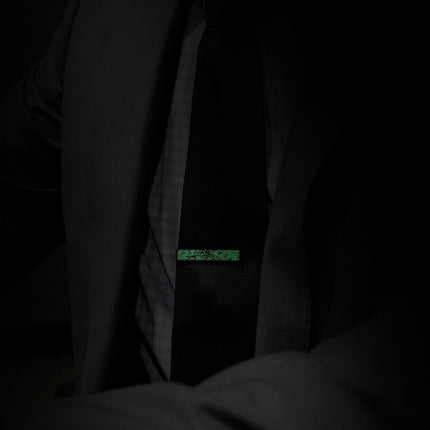 Millennium Falcon Black Tie, X-Wing and Tie Fighter Battle Socks, and Hyperspace Glow-in-the-Dark Tie Bar Set