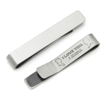 Princess Leia and Han Solo "I Love You / I Know" Cufflinks and Tie Bar