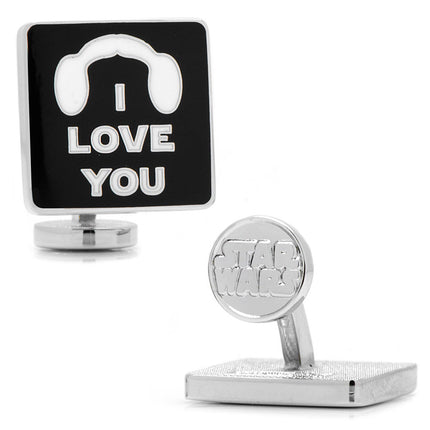 Princess Leia and Han Solo "I Love You / I Know" Icon Cufflinks