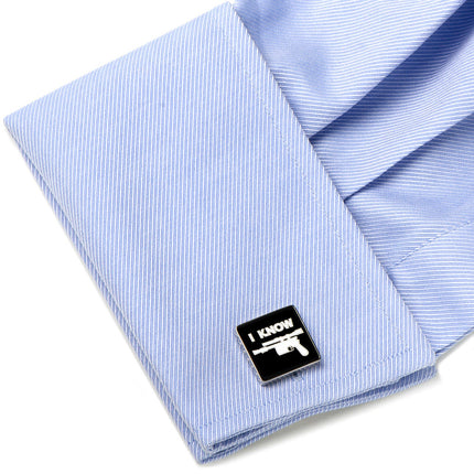 Princess Leia and Han Solo "I Love You / I Know" Icon Cufflinks