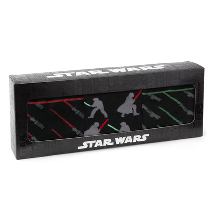 Star Wars LIGHTSABER Battle Dress Socks and Darth Vader Lapel Pin Set