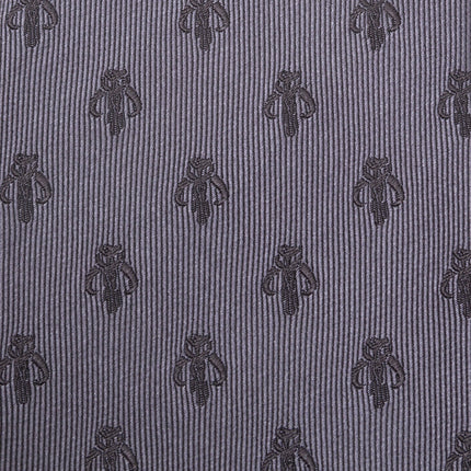 Star Wars Mandalorian Mythosaur Gray Tie, Red Pocket Square, Cufflinks, and Tie Bar Gift Set