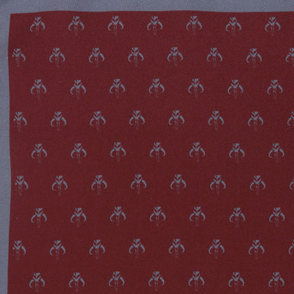 Star Wars Mandalorian Red Silk Pocket Square