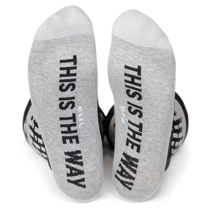 Star Wars Mandalorian "This Is The Way" Dress Socks and Lapel Pin Set