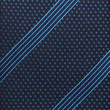 Star Wars Millennium Falcon Blue Striped Tie