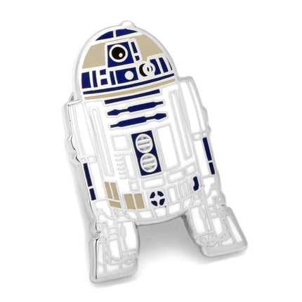 Star Wars R2-D2 Light and Dark Blue Dress Socks and Lapel Pin Gift Set