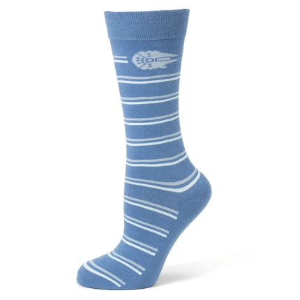 Star Wars Millennium Falcon Blue Striped Socks