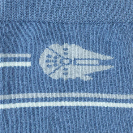 Star Wars Millennium Falcon Blue Striped Socks