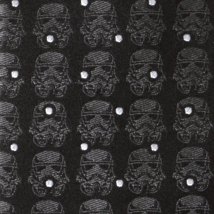 Star Wars Stormtrooper Dotted Black Tie