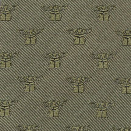 Star Wars Grogu Green Tie, Gray Dress Socks, and Tie Bar Gift Set