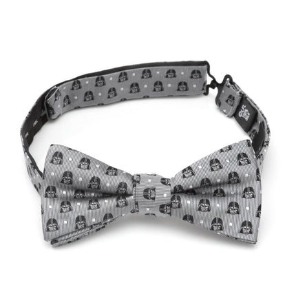 Star Wars Darth Vader Gray Polka Dot Bow Tie and Pocket Square Set