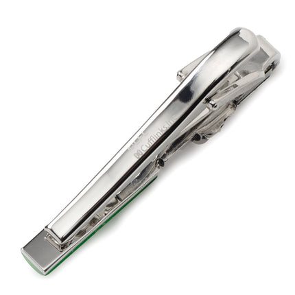 Yoda Green and Blue Paisley Tie and LIGHTSABER Tie Clip Set