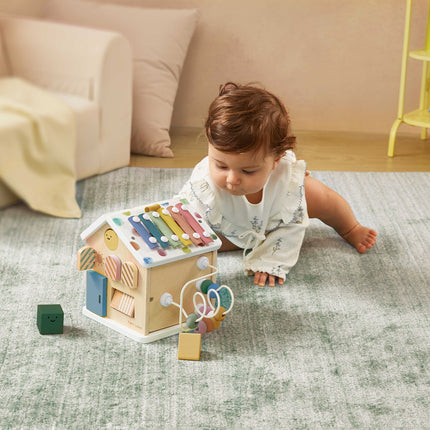 Tiny Land Cottage Activity Cube - Morandi
