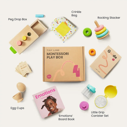 Tiny Land Montessori Toys for Infants (10-12 Months)