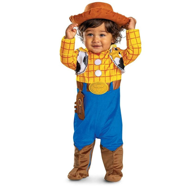 Toddler Deluxe Disney Pixar Toy Story Woody Jumpsuit Costume