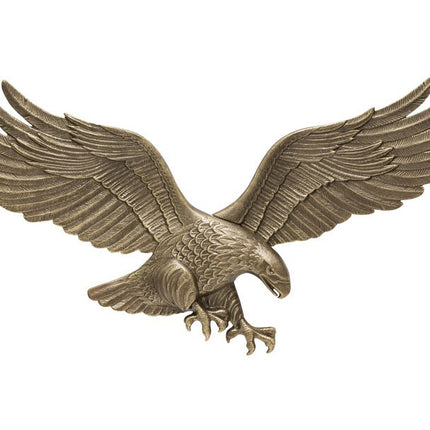 29" Antique Brass Wall Eagle