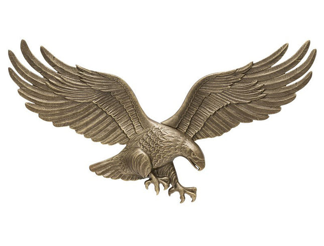 29" Antique Brass Wall Eagle