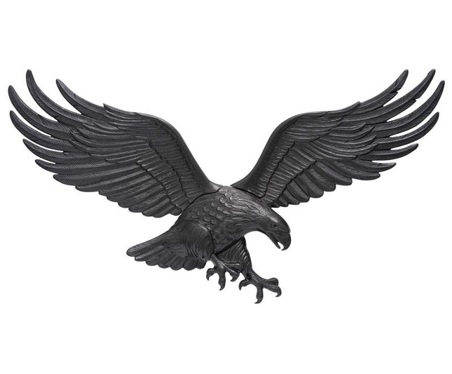 36" Black Wall Eagle
