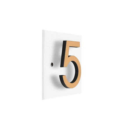 Personalized Floating Stand-Off 1-Number Sign