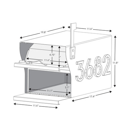 MailVault Streetside Steel Mailbox